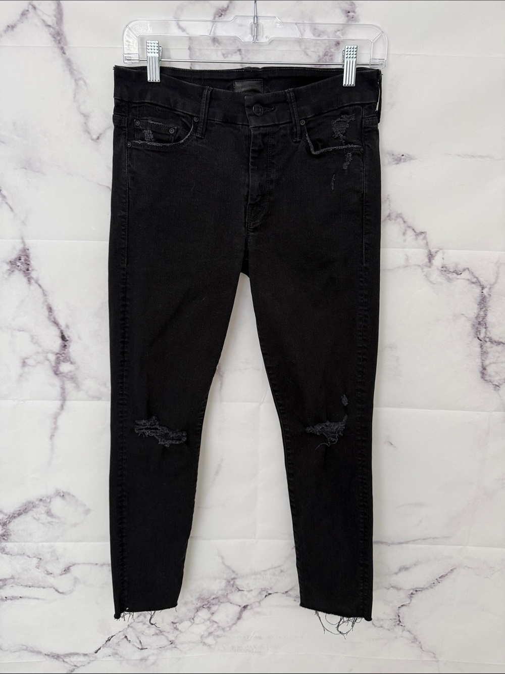 Mother looker ankle fray guilty as sin jeans, size 26